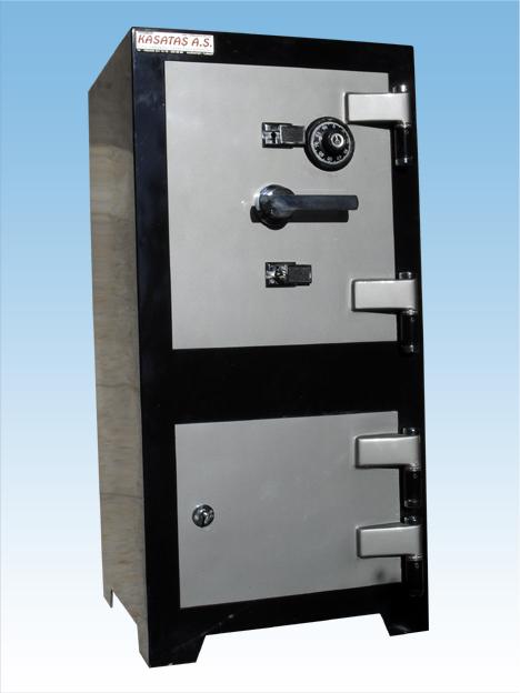 008ÇZLMA OFİS TİPİ TANK ZIRHLI ŞANLIURFA TİPİ ( 2 ANAHTARLI VE MEKANİK ŞİFRELİ ÇELİK PARA KASASI 105*55*45CM 350KĞ ( 998€ )