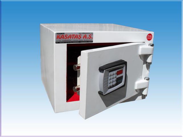 0030TZELA ŞANLIURFA BİRECİK OFİS TİPİ  ELEKTRONİK ŞİFRELİ ÇELİK PARA KASASI 30*40*30CM 100KĞ ( 490€ )