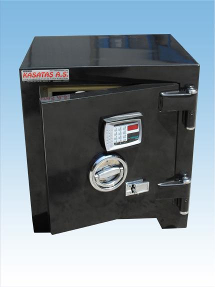 002EAS OFİS TİPİ TANK ZIRHLI TAM OTOMATİK KİLİTLEME TERTİBATLI TAM DİJİTAL ŞİFRELİ ÇELİK PARA KASASI  55*50*45CM 200KĞ ( 999€ )