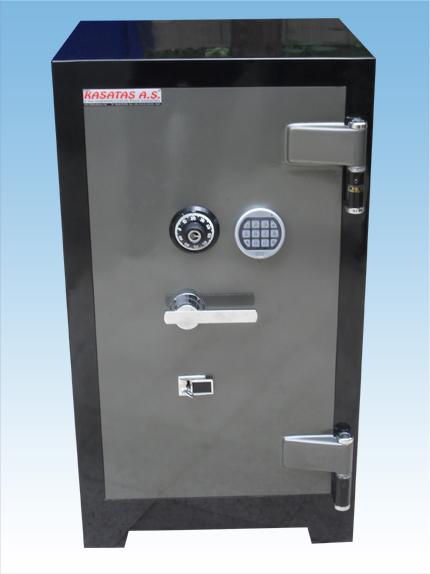 008TEAMZ OSMANİYE OFİS TİPİ OKSİJEN KESMEYE VE MATKAPLA DELMEYE KARŞI YÜKSEK GÜVENLİKLİ ÇELİK PARA KASASI 105*58*50CM 600KĞ ( 999€ )