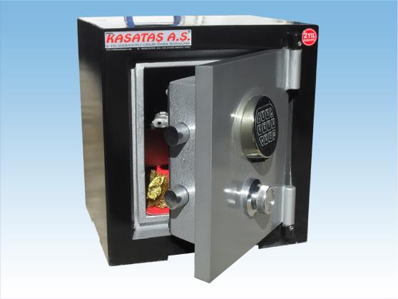 001E OFİS TİPİ ANAHTARSIZ ELEKTRONİK ŞİFRELİ TEKKAPILI ÇELİK PARA KASASI  ( İSTEĞE BAĞILI YERE MONTE EDİLEBİLİR ) 40*37*32CM 75KĞ ( 499€ )