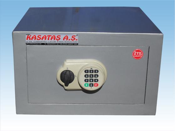 025YKE ALMAN TİPİ KOLLU ELEKTRONİK ŞİFRELİ OTEL ODA MOBİLYA İÇİ ÇELİK PARA KASASI 25*40*41CM 15KĞ ( 99€ )