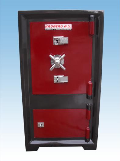 007AÖB OFİS TİPİ ÇİFT KAPAKLI ÇELİK PARA KASASI 85*45*39CM 160KĞ ( 499€ )