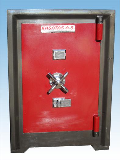 004AÖ OFİS MASAALTI TİPİ TEKKAPILI  ÇELİK PARA KASASI 70*44*38CM 160KĞ ( 699€ )