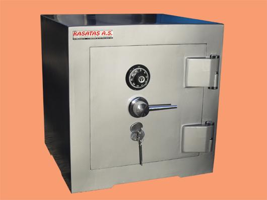 003T1AMK OFİS TİPİ TEKKAPILI MEKANİK ŞİFRELİ YÜKSEK GÜVENLİKLİ ÇELİK PARA KASASI 60*60*55CM 300KĞ ( 999€ )