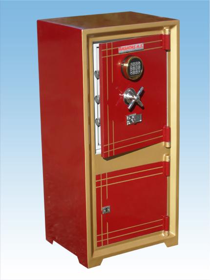 008AE 105 LİK ANAHTAR TAŞIMA ZORUNLULUĞU OLMAYAN ALTI DOLAPLI ÇELİK PARA KASASI 105*48*39M 180KĞ  SADECE ( 625€ )
