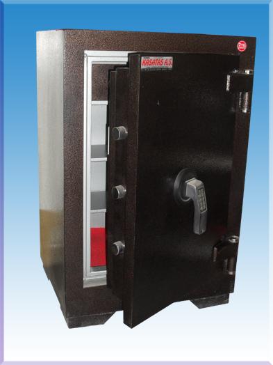 007TEKP OFİS TİPİ TEKKAPILI RİKAN KOLLU ELEKTRONİK ŞİFRELİ ÇELİK PARA KASASI 85*55*45CM 250KĞ ( 1999€ )+KDV  ADRESE TESLİM