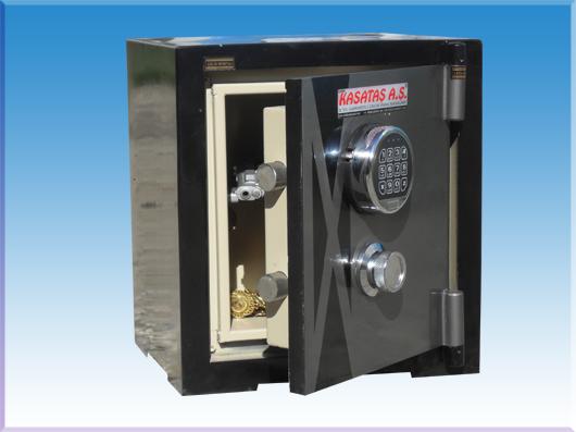 001EK OFİS TİPİ ANAHTARSIZ ELEKTRONİK ŞİFRELİ TEKKAPILI ÇELİK PARA KASASI 40*40*40CM 100KĞ ( 499€ )