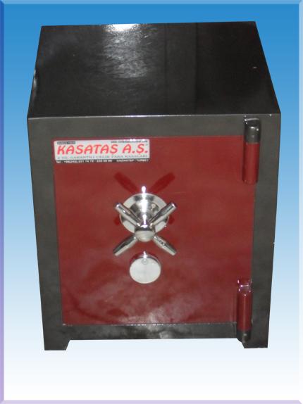 001A NİZİP ÖZLÜ ECZANESİ TİPİ TEKKAPILI ANAHTARLI KÜÇÜK PARA KASASI 40*37*32CM 75KĞ ( 299€ )