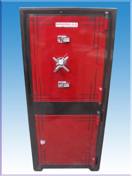 0011AÖ GAZİANTEP OFİS TİPİ ALTI DOLAPLI ANAHTARLI ÇELİK PARA KASASI 140*60*50CM 350KĞ ( 1399€ )