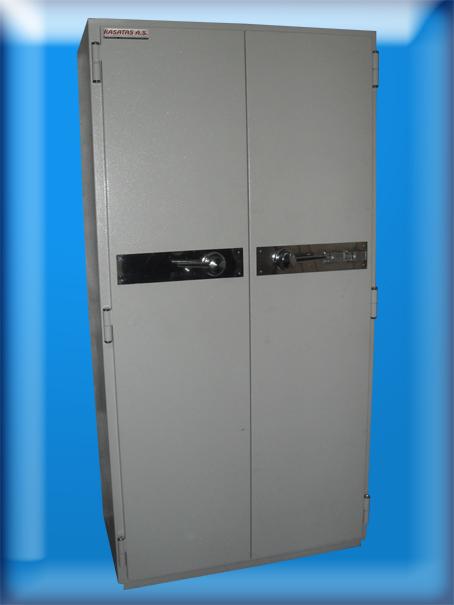 0017AÖDGM AVRUPA ÖZEL OFİS TİP GARDLOP MODELI YANGINA DAYANIKLI KLASÖR KASASI (  DIŞ 195*100*62CM ) ( İÇ  183*88*40CM ) 835 LT 500KĞ ( 2.550€ )