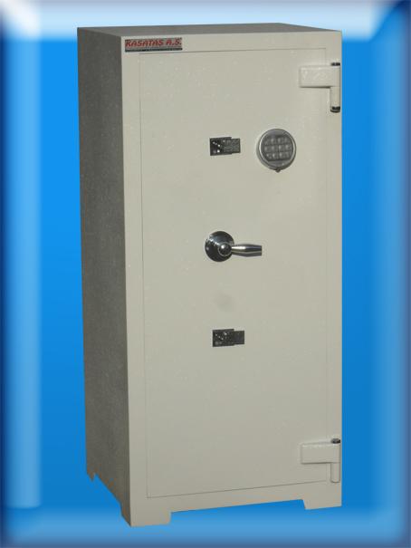 0010SET  STANDART BEYAZ TEKKAPILI ELEKTRONİK ŞİFRELİ ÇELİK PARA KASASI ( DIŞ  120*55*50CM ) ( İÇ 100*45*30CM 135 LT ) 300KĞ ( 1799€ )
