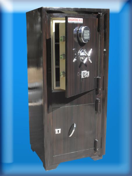 008AEH 105 LİK SİNOP BOYABAT TİPİ ANAHTAR TAŞIMA ZORUNLULUĞU OLMAYAN ALTI DOLAPLI ELEKTRONİK ŞİFRELİ ÇELİK PARA KASASI 105*48*39CM 180KĞ  SADECE ( 525€ )+KDV ADRESE TESLİM