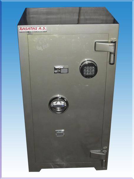 008EB2A İSTANBUL ÇEKMEKÖY ALMAN TİPİ  ( 2 ANAHTAR VE ELEKTRONİK ŞİFRELİ ) 100*53*45CM 90LT 500KĞ ( 999€  )