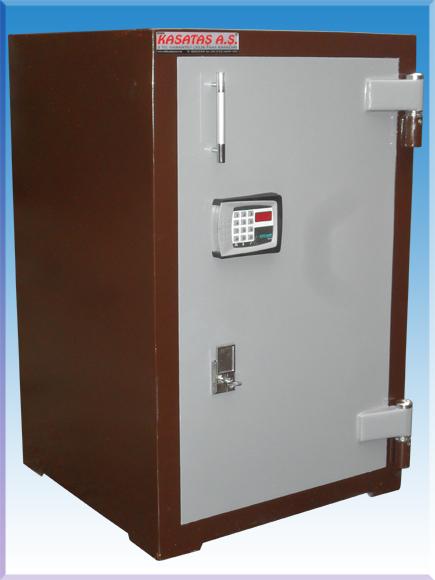 07YT1E1A  DİYARBAKIR TİPİ TEKKAPILI ELEKTRONİK ŞİFRELİ  EVRAK VE PARA KASASI DIŞ 80*51*50CM İÇ 61*46*41CM 190KĞ 115LT ( 1.170€ )