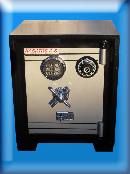 002EMA ADAPAZARI OFİS TİPİ ELEKTRONİK ŞİFRELİ VE MEKANİK ŞİFRELİ ÇELİK PARA KASASI 55*45*39CM 120KĞ ( 750€ )