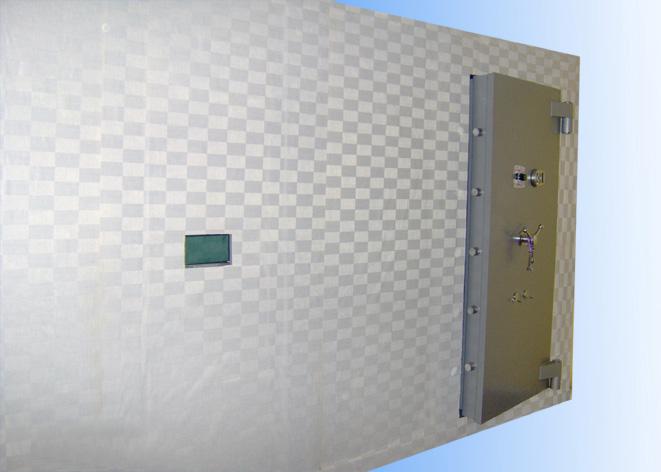00258KOK OFİS TİPİ İSTANBUL YÜKSEK GÜVENLİKLİ DÖVİZCİ KOMPLE OKSİJEN KESMEZ KASA ODASI  ( Optura Modular vault door strongrooms  ) 258*435*115cm 8000Kg ( 24.000€ )