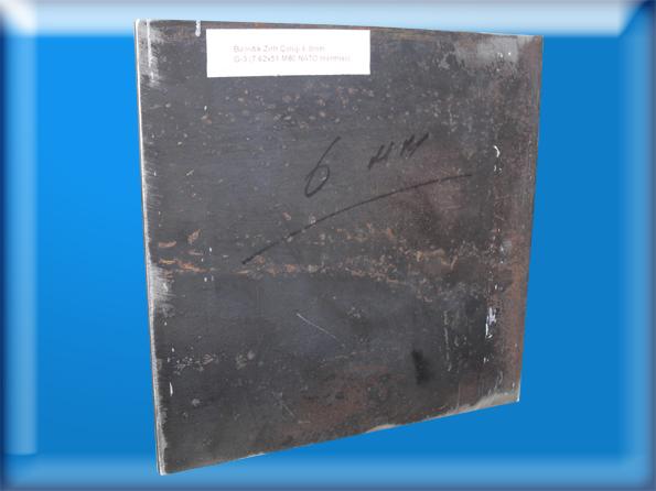 BR6 G3 KURŞUNU GEÇİRMEZ ZIRH ÇELİKĞİ SEVİYE3 G3 (7.62x51 M80 NATO MERMİSİ ) 5.9MM ZIRH ÇELİĞİ  150*300 CM 15 PLAKA 3.565 KĞ ( 19.251€ )