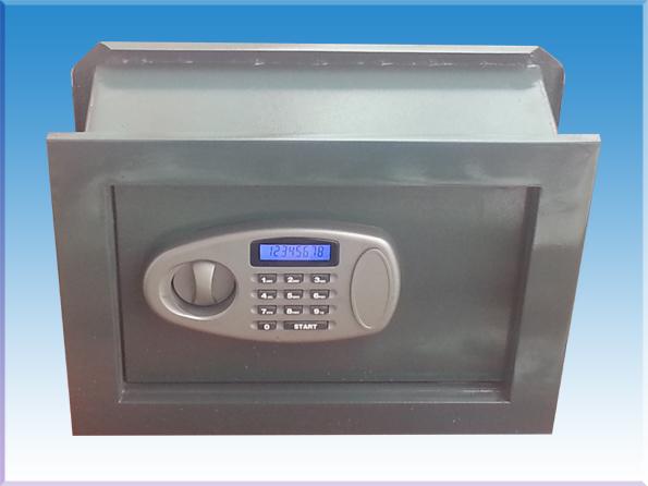 025KLYLD EV TİPİ ANTALYA LCD EKRANLI ELEKTRONİK ŞİFRELİ ACİL AÇMA ANAHTARLI ELEKTRONİK DUVAR KASASI DIŞ 30*40*14CM İÇ 24*34*8CM 7KĞ ( 399 € )