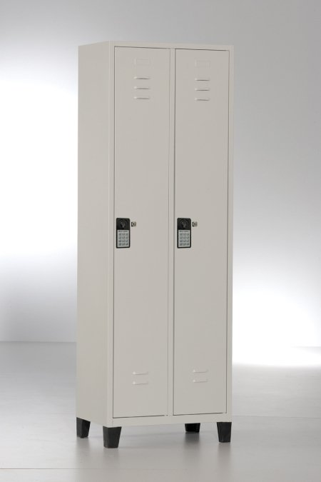 2 KAPAKLI ELEKTRONİK ŞİFRELİ SOYUNMA DOLABI 170*88*40CM 20KĞ ( 899€ )