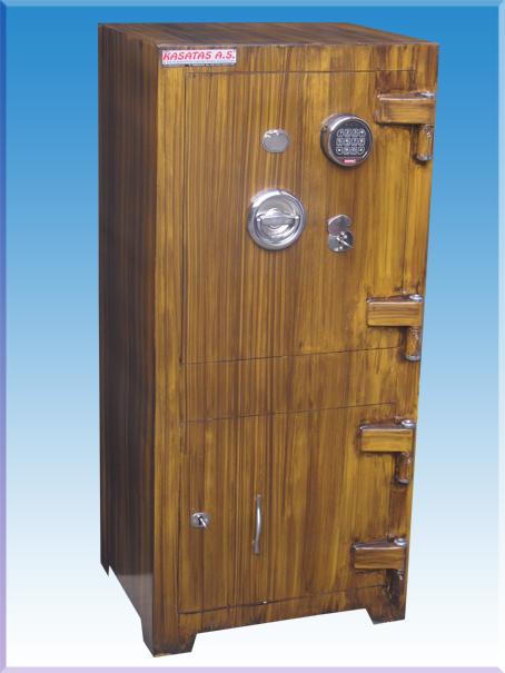 0010ÇZMEC GAZİANTEP TANK ZIRHLI ÇELİK PARA KASASI ( ÜST KASANIN ÇEKMECELİ İÇ 50*43*25CM ) 125*55*45CM 400KĞ ( 1250€ )