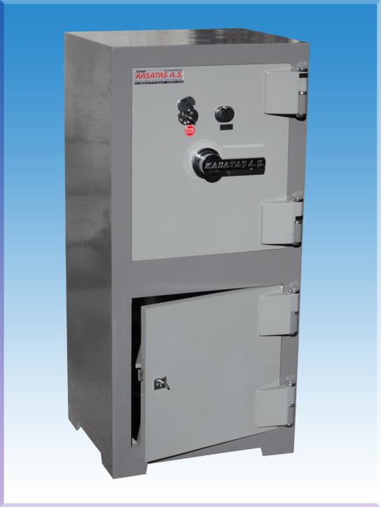008ÇZEXX OFİS TİPİ KOMPLE ÜST GÖVDE OKSİJEN KESMEZ KAPAKLI EXTRA YÜKSEK GÜVENLİKLİ ELEKTRONİK ŞİFRELİ ÇELİK PARA KASASI 105*50*50CM 370KĞ ( 999€ )