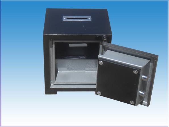 0001AKUMBARA OFİS VE  EV TİPİ 1 ANAHTARLI ÇELİK PARA KASASI DIŞ 40*37*32CM (İÇ  27*29*20CM) 75KĞ ( 399€ )