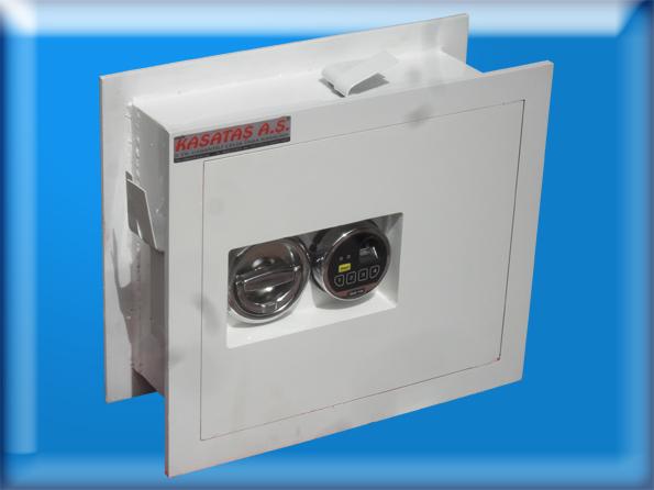039PZEAK İSTANBUL TİPİ TANK ZIRHLI PARMAK İZLİ VE TUŞ TAKIMLI ELEKTRONİK ŞİFRELİ ANAHTARSIZ ANKASTRE DUVAR KASASI 43*50*20CM 50KĞ ( 899 € )