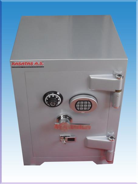004AMTMASE TERLİKÇİ OFİS TİPİ ELEKTRONİK VE MEKANİK ŞİFRELİ YÜKSEK GÜVENLİKLİ ÇELİK PARA KASASI 70*50*50CM 350KĞ ( 1.450€ )