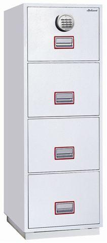 004EUROSAF ÖZEL İÇTEN EXTRA KORUMALI KİLİTLİ KAPAKLI YANMAZ ÇELİK DOSYA DOLABI DIş 1466 x 528 x 675 (mm) 49LT 250KĞ ( 3495€ )