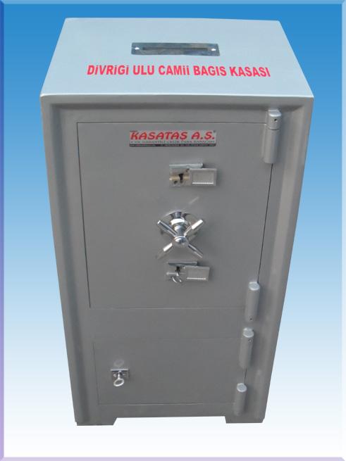 * 007AKUMBARA DİVRİGİ CAMİ BAĞIŞ KASASI ( KUMBARA KASA ) 85*44*38CM 130KĞ ( 499€ )
