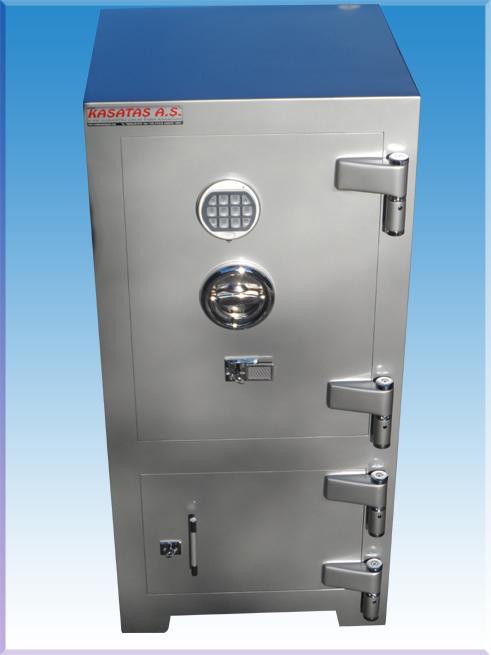 008SURE OFİS TİPİ YÜKSEK GÜVENLİKLİ ALTI DOLAPLI ÇELİK PARA KASASI 105*50*45CM 260KĞ ( 899€ )