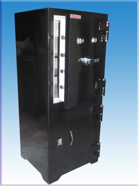 0013ÇZMGÜLDAŞ OFİS TİPİ ALTI DOLAPLI YÜKSEK GÜVENLİKLİ ÇELİK PARA KASASI 155*70*55CM 500KĞ ( 1.550€ )