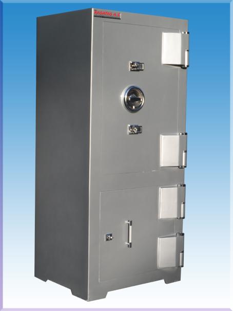 0010KÇK KIRŞEHİR ÇEMAŞ TİPİ ALTI DOLAPLI YÜKSEK GÜVENLİKLİ KAPAK15MM PLATİN TANK ZIRHLI ÖZEL ÇELİK PARA KASASI 125*55*45CM  ( 1.249€ )