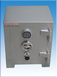 003ATMASEX ALMAN TİPİ YÜKSEK GÜVENLİKLİ ELEKTRONİK ŞİFRELİ VE ANAHTARLI ÇELİK PARA KASASI 60*50*40CM 200KĞ ( 1100€ )