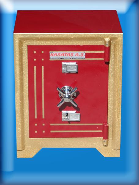 002AÖZ ALMAN OFİS MASA ALTI TİPİ ÇLİK PARA KASASI 55*50*45CM 160KĞ ( 899€ )