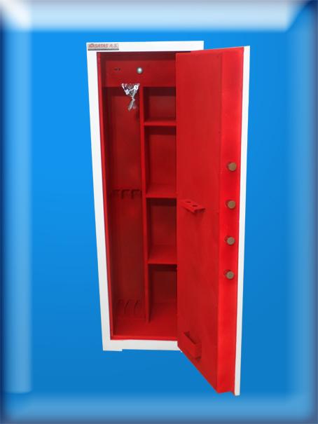 0150HT3+3D ŞANLIURFA TKDEMİR SÜRÜCÜ KURSU TİPİ 3 TÜFEK YERLİ GENİŞ 3 RAFLI TÜFEK KASASI 150*50*45CM 118KĞ ( 1500€ )
