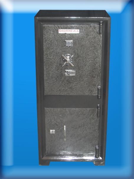 009AÖ OFİS TİPİ ÖZEL BEZ DÖVME BOYALI ÇELİK PARA KASASI 115*50*40CM 200KĞ ( 599 € )
