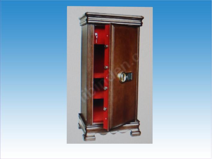 008MÖBLE3 ANTİKA DOLAP GÖRÜNÜMLÜ ÇELİKTEN MÖBLE TİPİ ÖZEL ELEKTRONİK ŞİFRELİ ÇELİK PARA KASASI ( AHŞAP GÖRÜNÜMLÜ BOYALI ) 80 cm 55 cm 50 cm 275 kg ( 5.500€  )