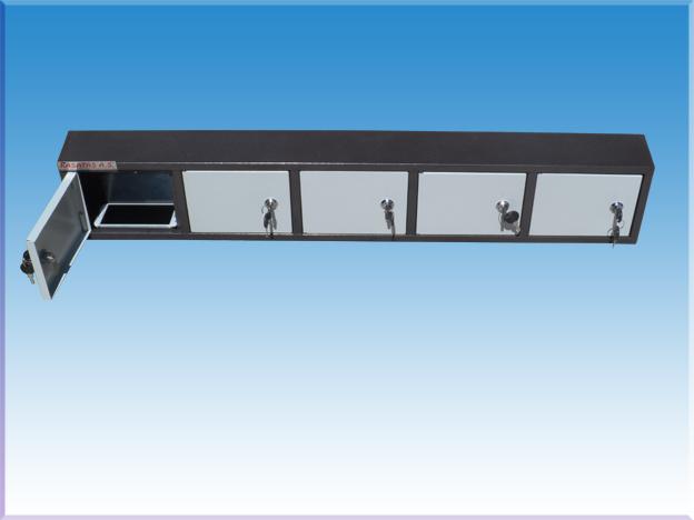 5 GÖZLÜ SALLAMA KİLİTLİ CEP TELEFONU EMANET DOLABI 15*100*10CM 5KĞ ( 499€ )
