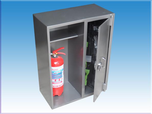BR7 BALİSTİK ASKERİYE TİPİ KURŞUN GEÇİRMEZ ÇELİK NÖBET KULÜBESİ SİLAH DOLABI 80*60*30CM 30KĞ ( 799€ )