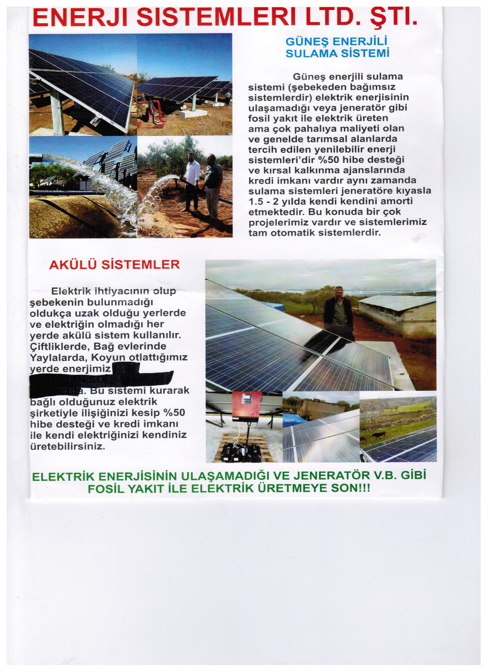 1 KW GÜNEŞ ENERJİSİNDEN ELEKTRİK ÜRETME SİSTEMİ AKÜLÜ SİSTEM ( 12.000€ )