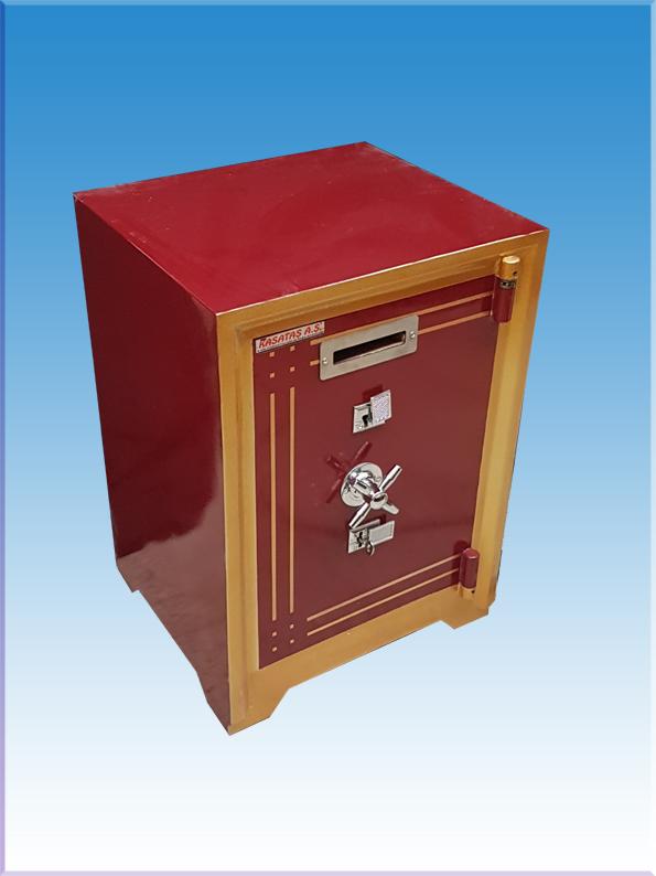 004KÖNKUMBARA GAZİANTEP TİPİ ÖNDEN KÜÇÜK ZARF ATMA YERLİ KUMBARA KASA ZARF DELİGİ ( 2*12CM ) 70*50*45CM 200KĞ ( 700€ )