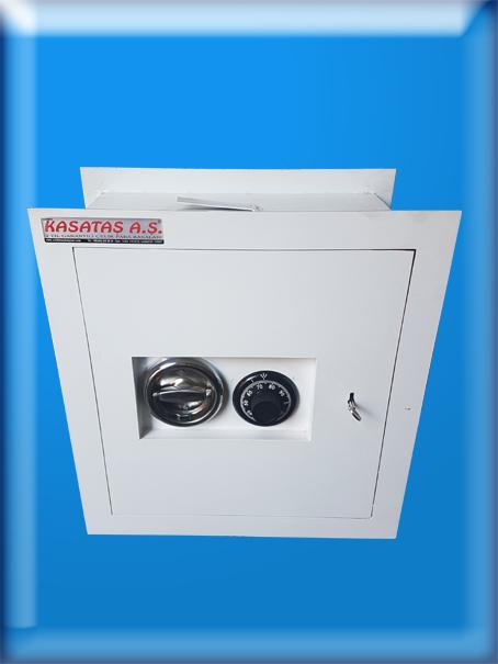 039ZMAK MUĞLA TİPİ TANK ZIRHLI MEKANİK ŞİFRELİ  ANKASTRE DUVAR KASASI 39*46*14CM 50KĞ ( 899€ )