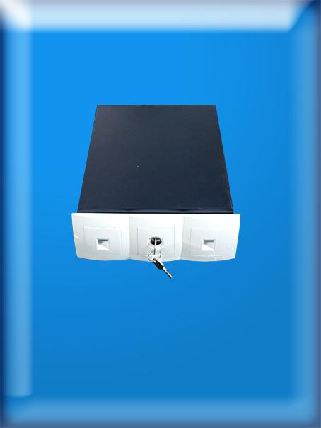 0085TP3Ç EV TİPİ TELEFON ÇIKIŞLA GİZLENMİŞ ÇİVİ ANAHTARLI ÖZEL YAPIM ÇEKMECELİ DUVAR KASASI 8*30*45CM 10KĞ  ( 18.999TL )