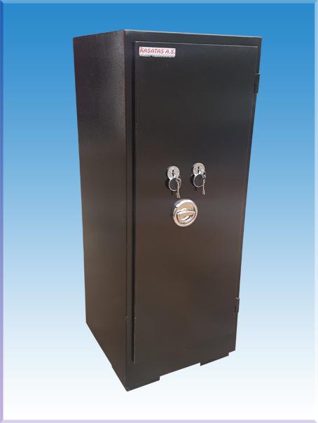 ADANA HİPODRUM TİPİ 30 TABANCA 5 ADET MP5 İÇİ DOLAPLI TABANCA VE MÜHİMMAT KASASI 150*60*55CM İÇ 123*47*45CM 260LT 210KĞ ( 2999€ )