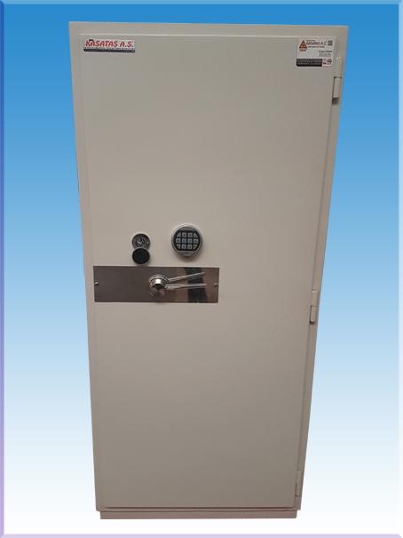 * 00165AE AVCI TİPİ 400 DERECEYE 1 SAAT SİLAH KASASI ( 6 TÜFEKLİK VEYA 100 TABANCA KAPASİTELİ ) DIŞ 165*75*62CM İÇ 140*55*40CM 308LT 340Kg ( 1699€ ) YANGIN KORUMALI )