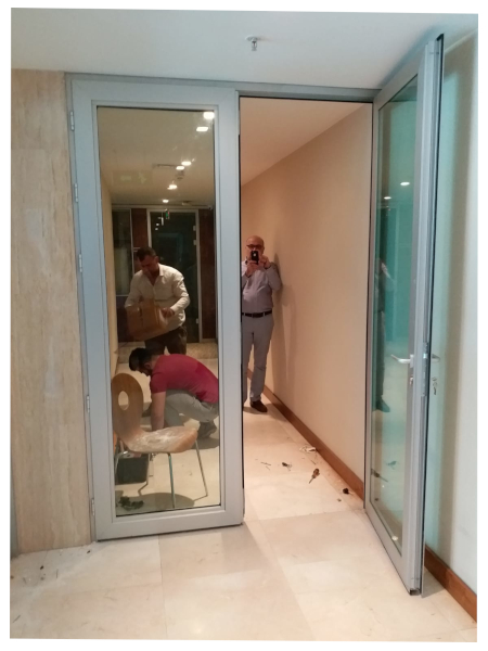 BR4 SANAYİ ODASI KURŞUN GEÇİRMEZ KAPI 200*150*5CM 200KĞ ( 4.999€ )