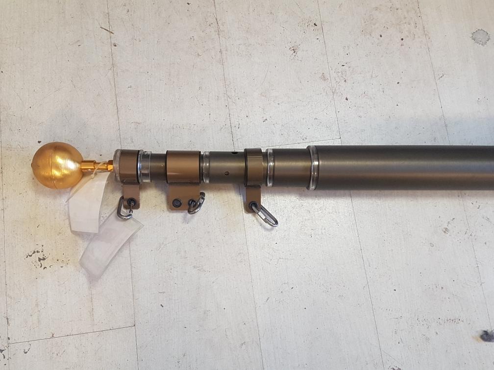 AMERİKAN MALI DIŞTAN İPLİ 5 METRE KROM BAYRAK DİREGİ ( 499€ )+KDV
