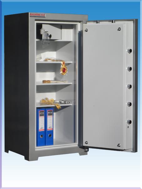 0400LTO KODLU 400LTO KAPASİTELİ ELEKTRONİK ŞİFRELİ VE ANAHTARLI DATA KASASI DIş 120*560*480CM İÇ 105*440*300CM 138LT 360KĞ ( 2999€ )
